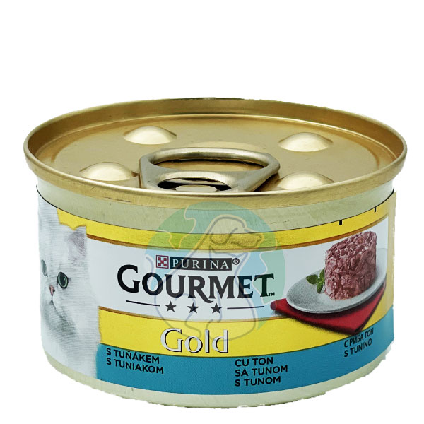 کنسرو گربه ماهی تن کیک 85گرمی Gourmet Gold